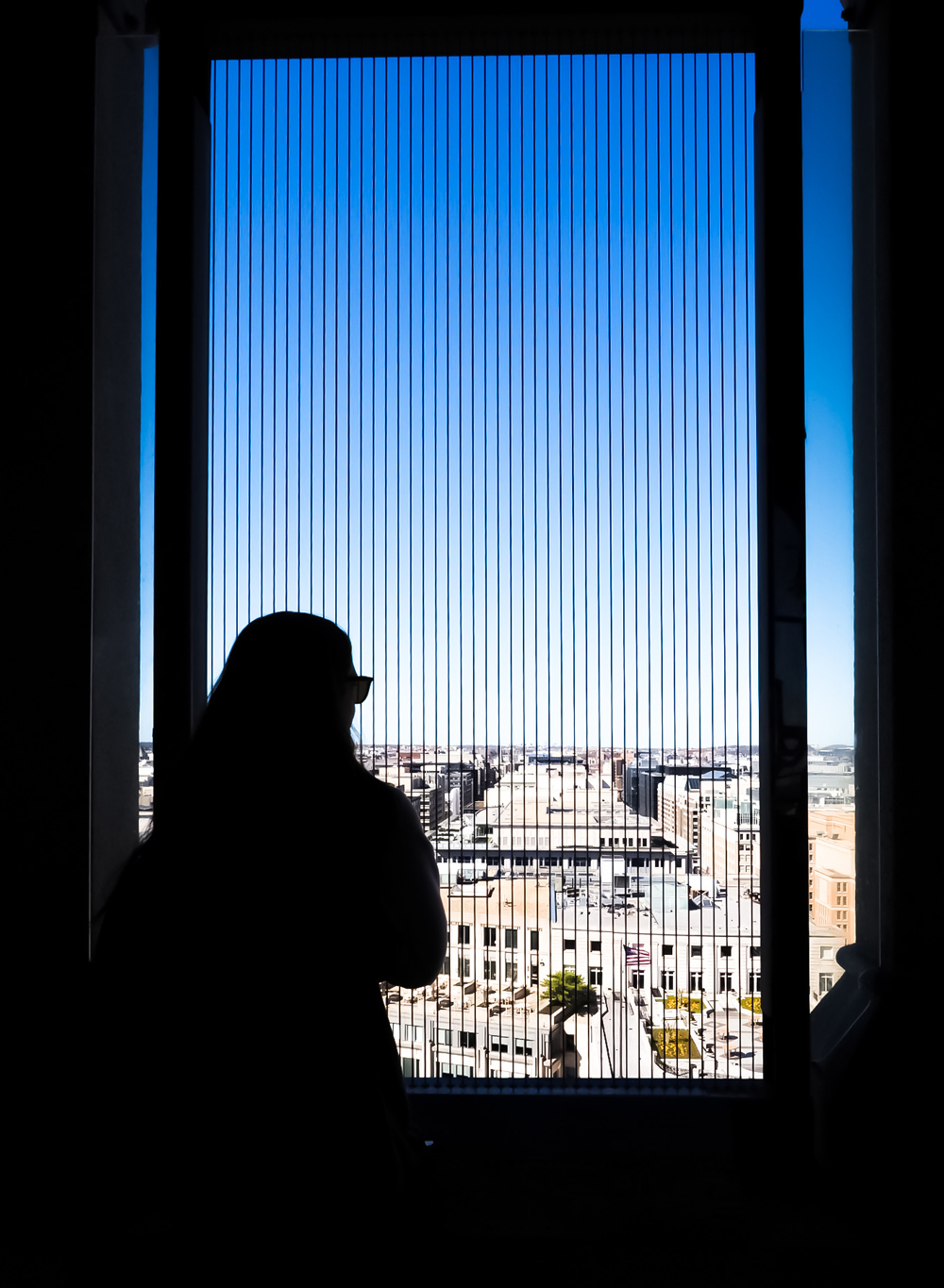 Amy Jordan. City through a Window