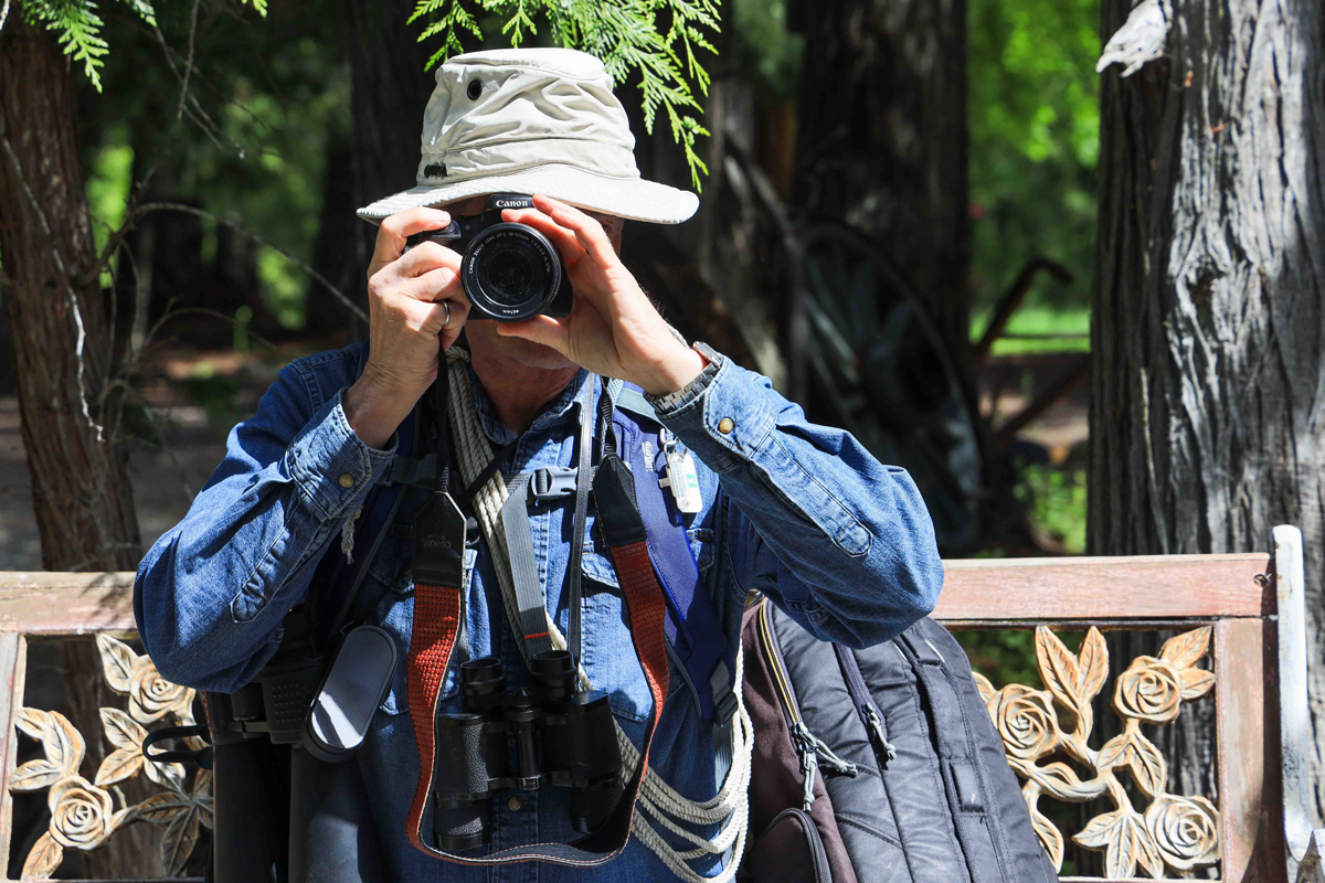 Ron with camera