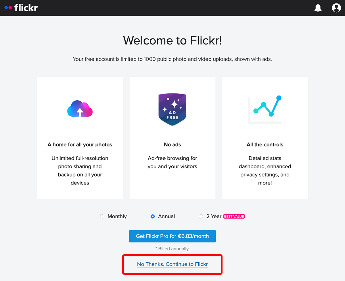 Blog - Flickr - Continue