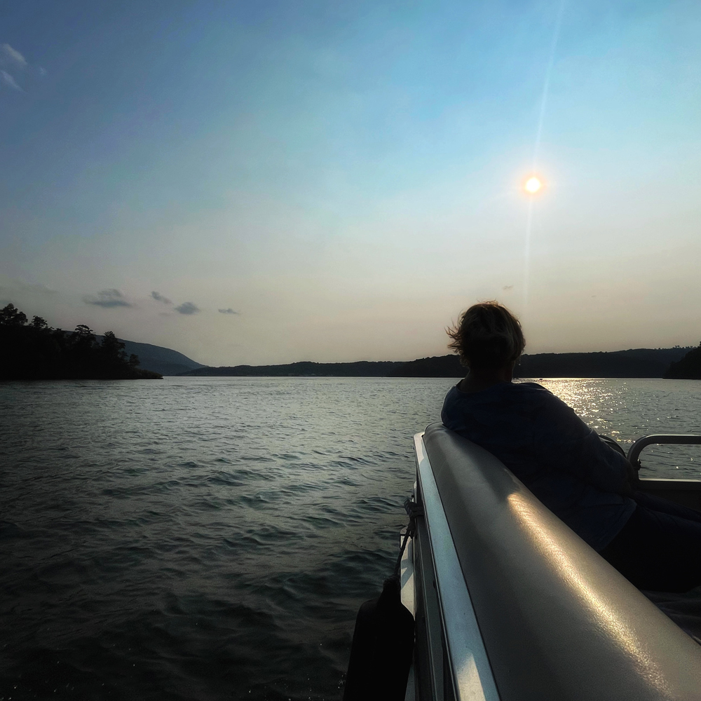 Boating at Sunset