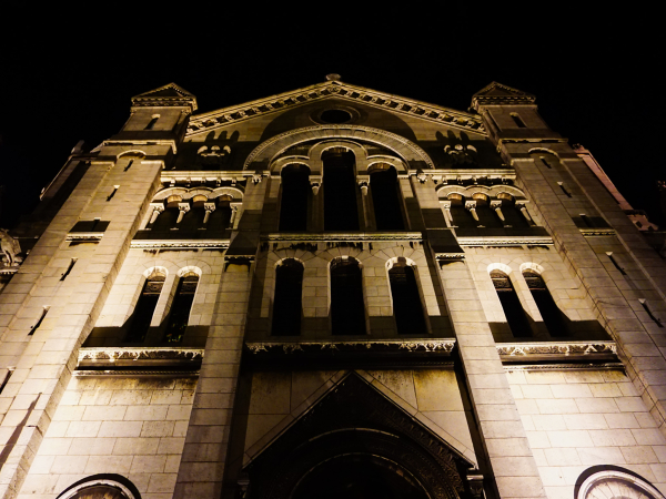 Facade of the Basilica of Sacre Coeur