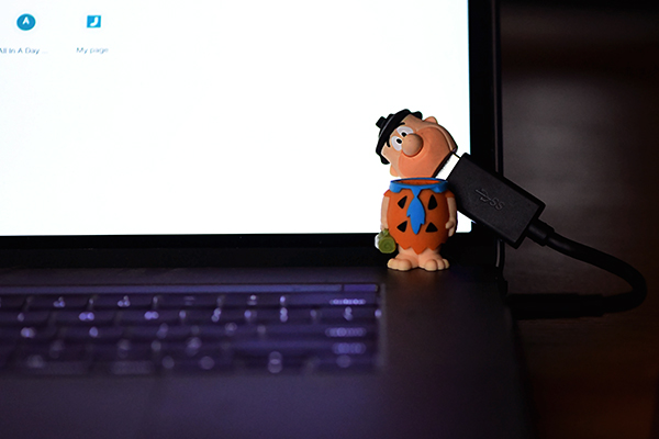 Fred Flintstone flash drive