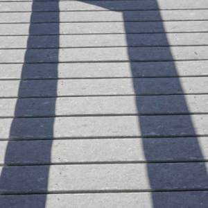 Shadows on boardwalk