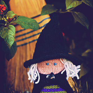 knitted witch
